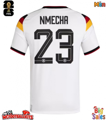 Germany Felix Nmecha #23 Replica Home Stadium Shirt World Cup 2026 Short Sleeve